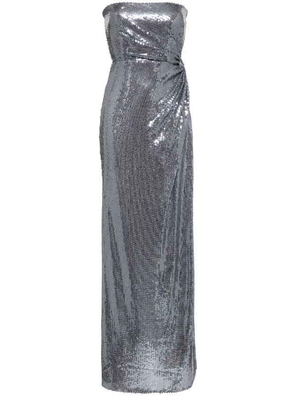 adrianna papell black and gold dress BONBONS SEQUIN DRESS