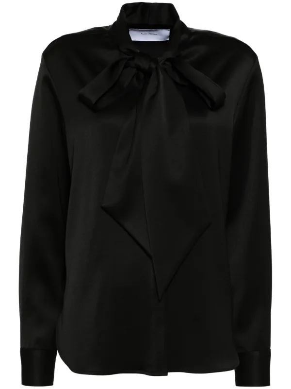Alex Perry Tie Shirt in Black