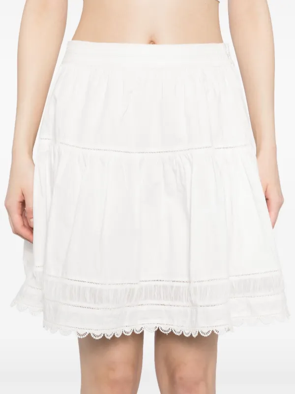 スカート ULLA JOHNSON Woman Skirt White PF240300 PRI Ulla Johnson Outlet: Skirt woman - White | Ulla Johnson