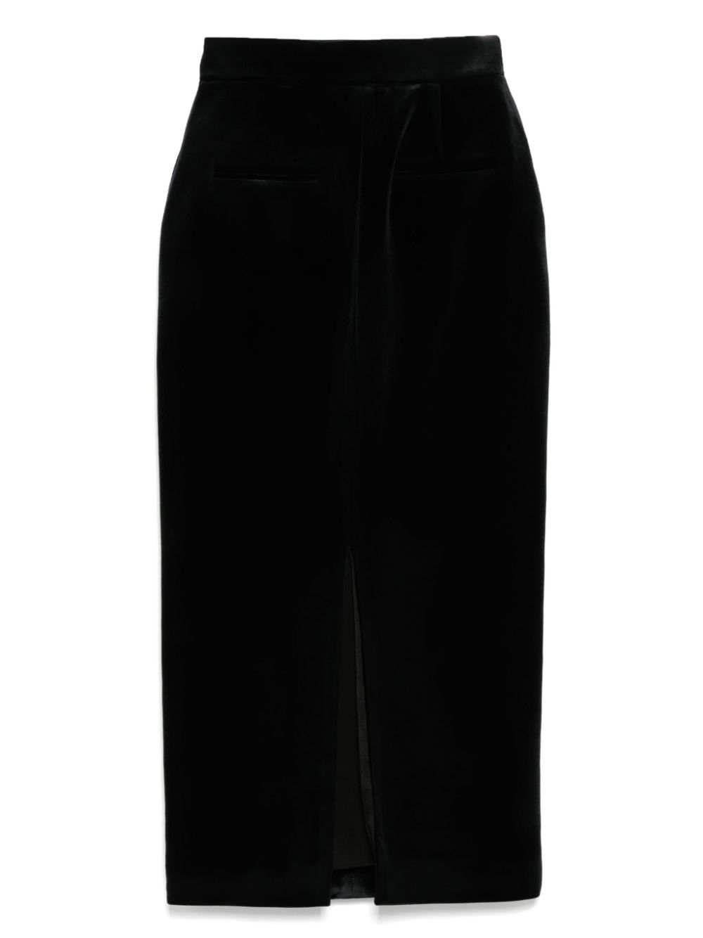 Alex Perry velvet pencil skirt - Black