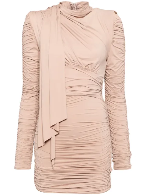 Elisabetta Franchi ruched mini dress AB398 - 0
