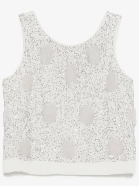 Dice Kayek embellished sparkle blouse