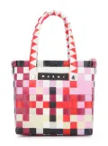 Marni Kids interwoven-design tote bag - Pink