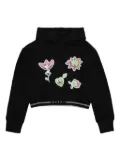 Marni Kids sequin-embellished hoodie - Black