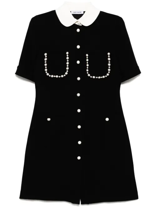 Robe évasée à col claudine - Dice Kayek - Modalova