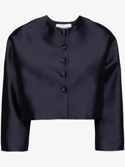 Dice Kayek veste à coupe crop