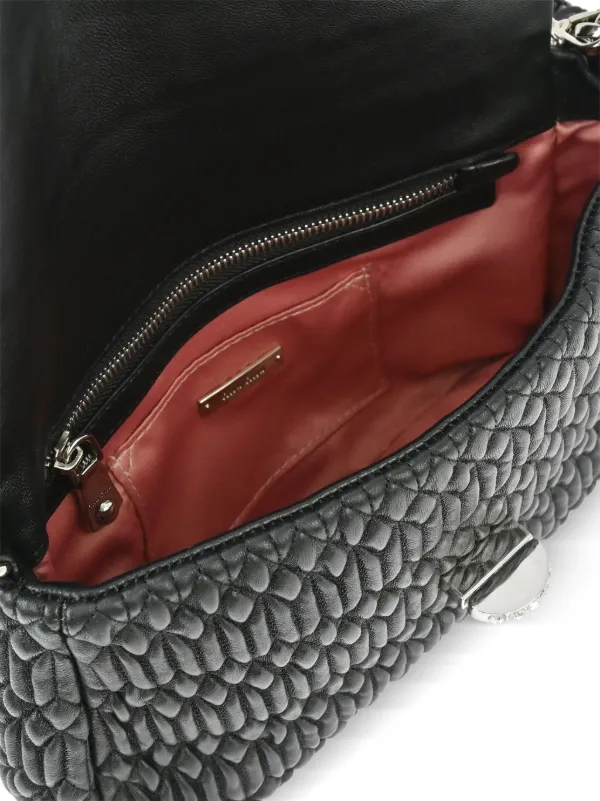 Miu Miu Pre-Owned 2000s Matelassé Shoulder Bag | Black | FARFETCH