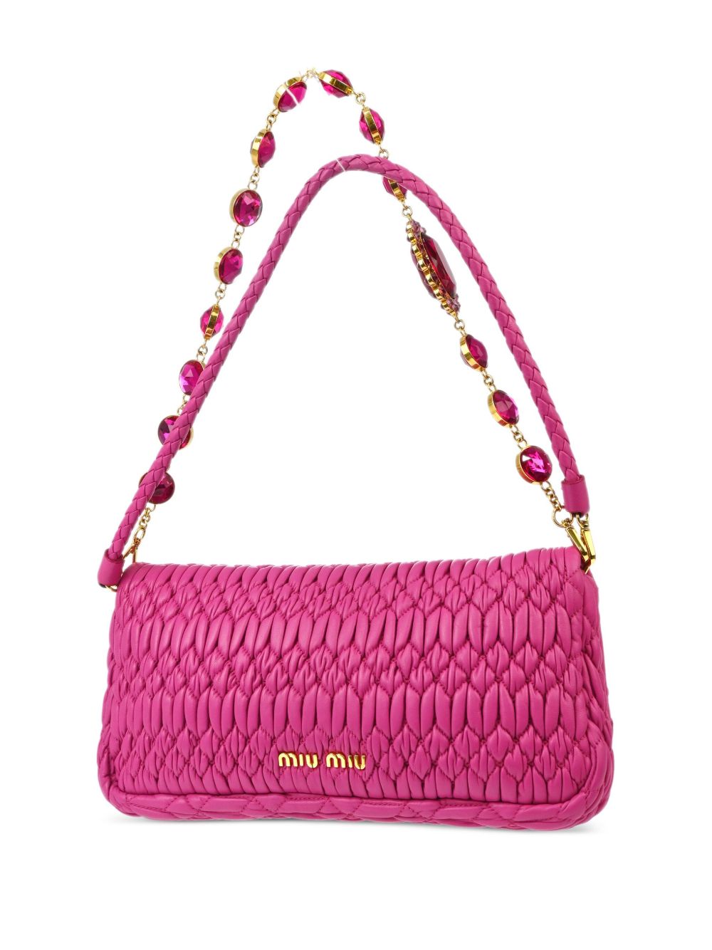 Fake Miu Miu 2000s matelasse shoulder bag Women