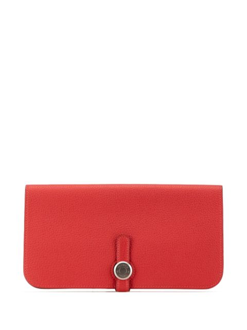 Hermes 2015 Togo Dogon Wallet long wallets Women