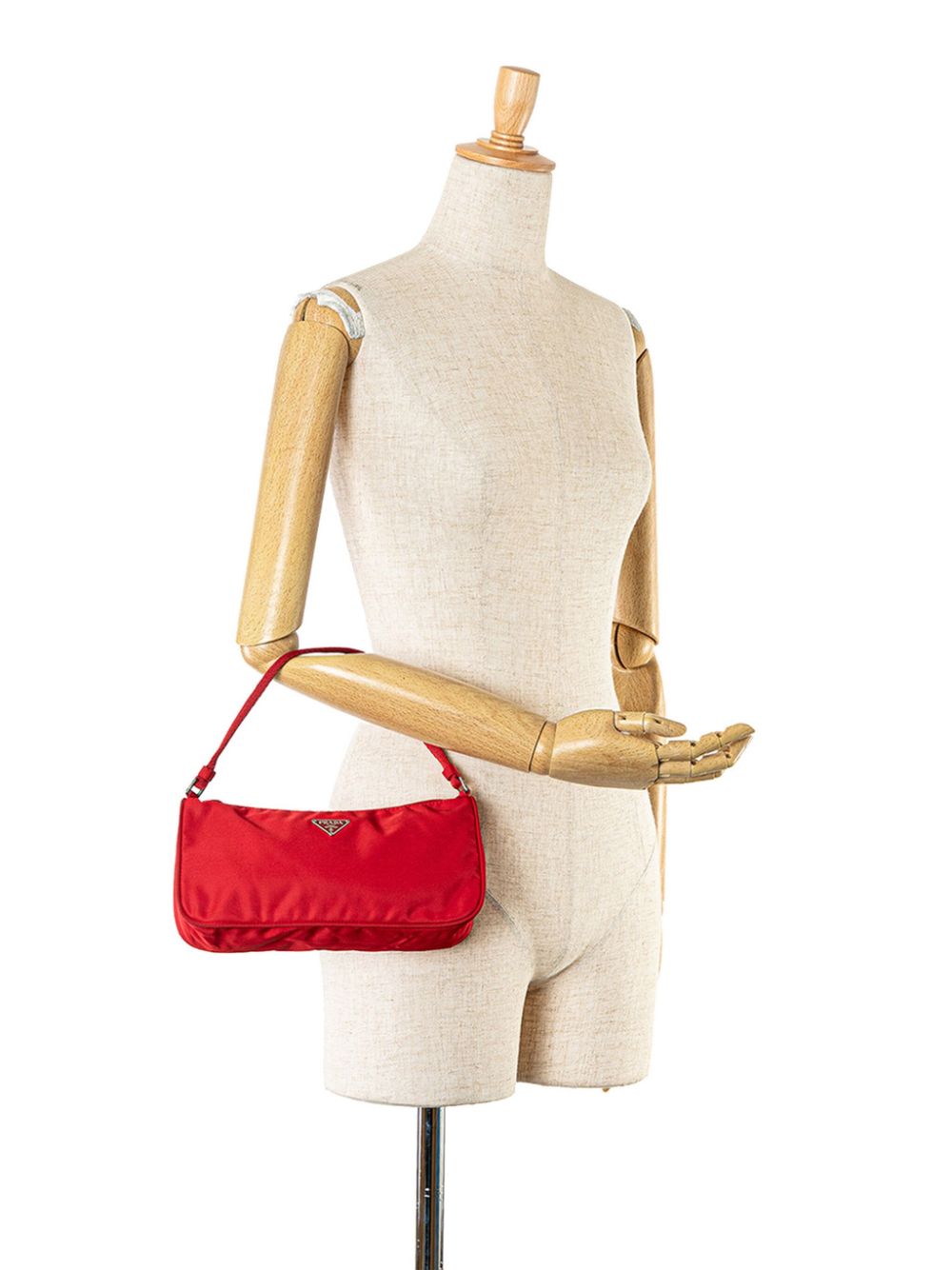 Prada Pre-Owned 1990 Tessuto Pochette shoulder bag - Rood