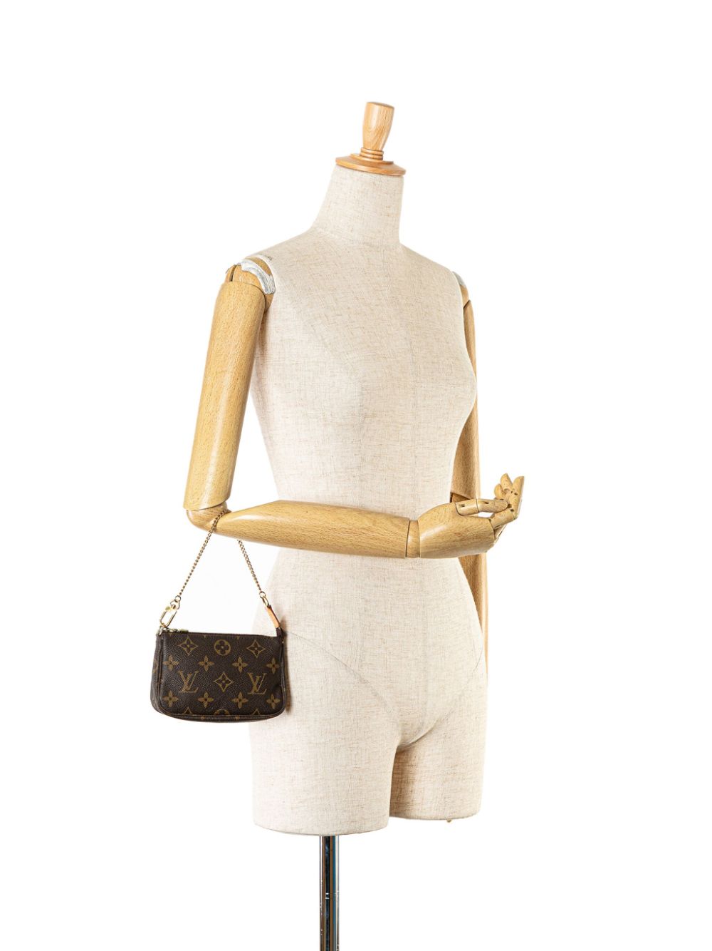 Louis Vuitton Pre-Owned 2008 Monogram Mini Pochette Accessoires handbag - Bruin