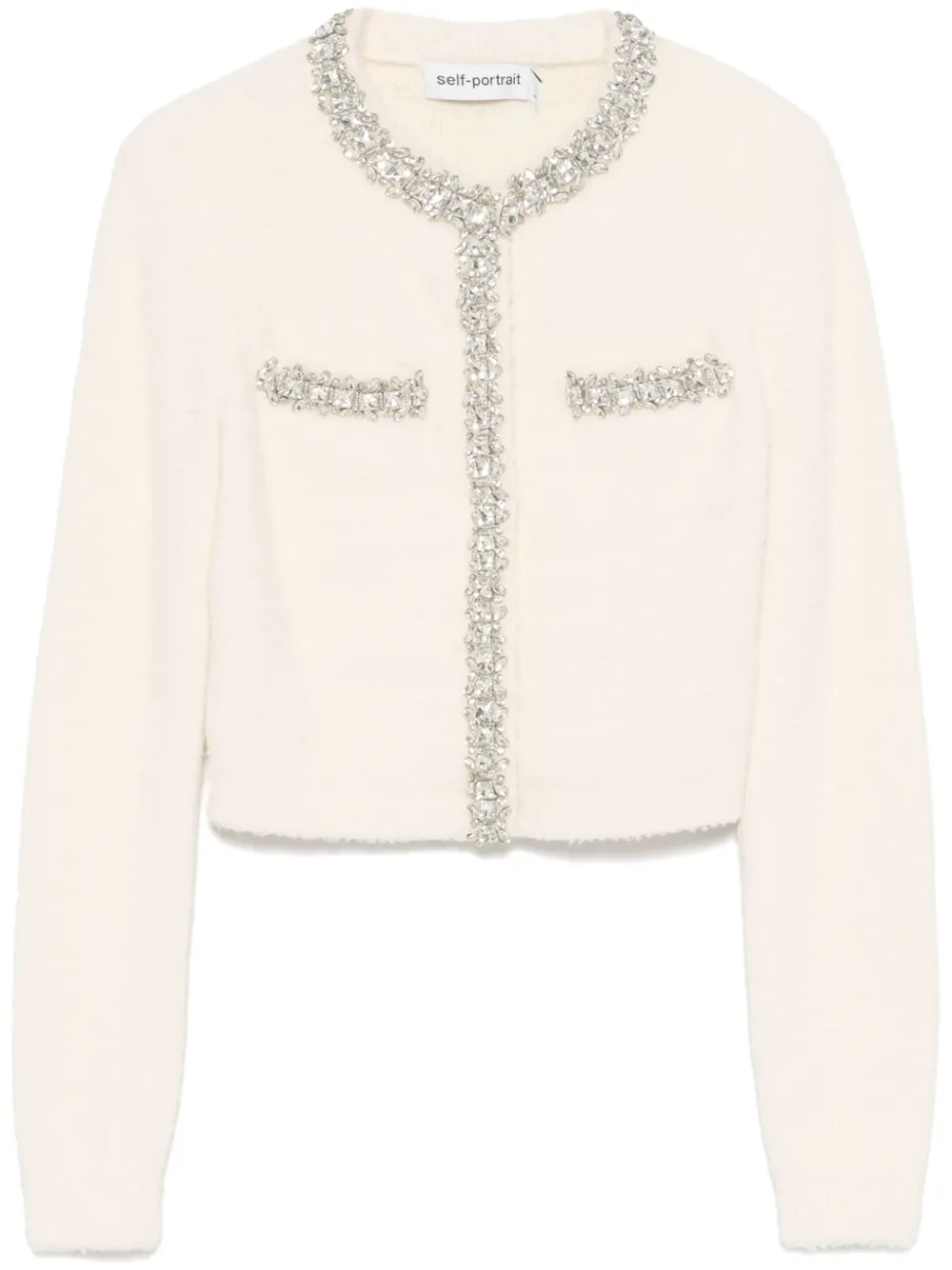 crystal-embellished cardigan