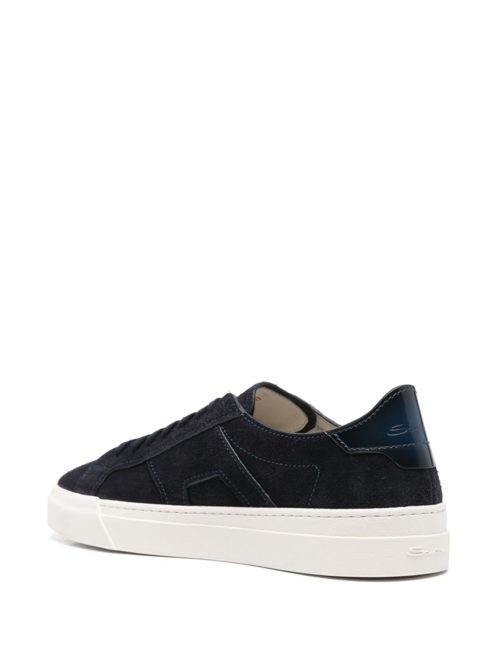 Santoni suede sneakers Blue