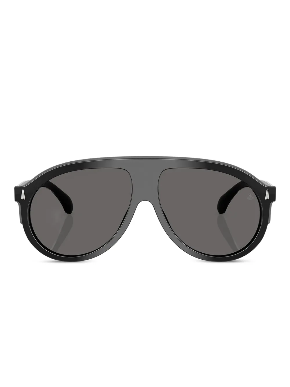 Moncler Eyewear Faite zonnebril met piloten montuur Zwart