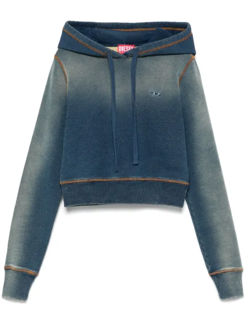 Diesel logo-embroidered hoodie