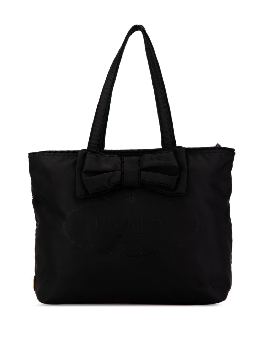 2013-2024 Tessuto Canapa Logo Bow tote bag