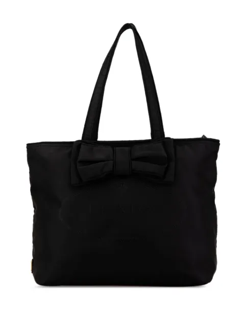 Prada Pre-Owned tote Tessuto Canapa Logo Bow 2013-2024