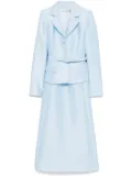 Self-Portrait taffeta midi dress - Blue