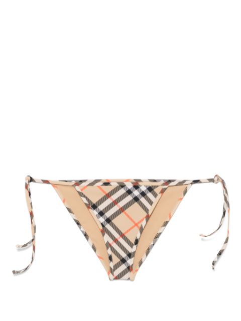 Burberry Check bikini bottoms Women