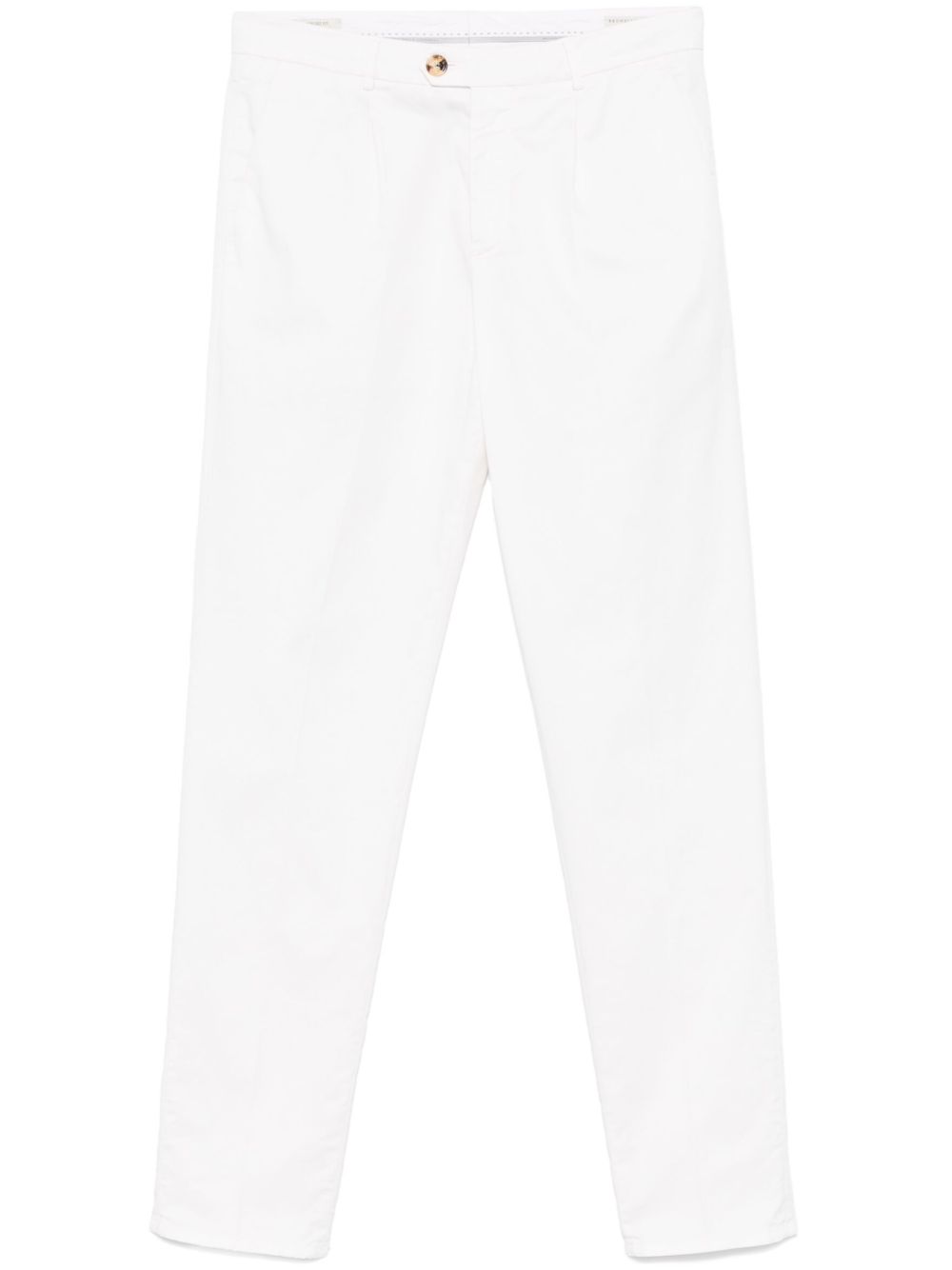 Brunello Cucinelli tapered chinos - White