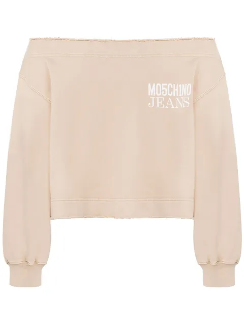 MOSCHINO JEANS logo-print sweatshirt   