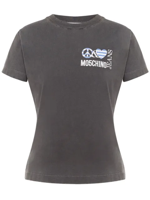 MOSCHINO JEANS T-shirt med logotryk