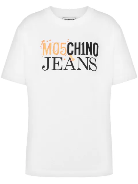 MOSCHINO JEANS logo-print T-shirt