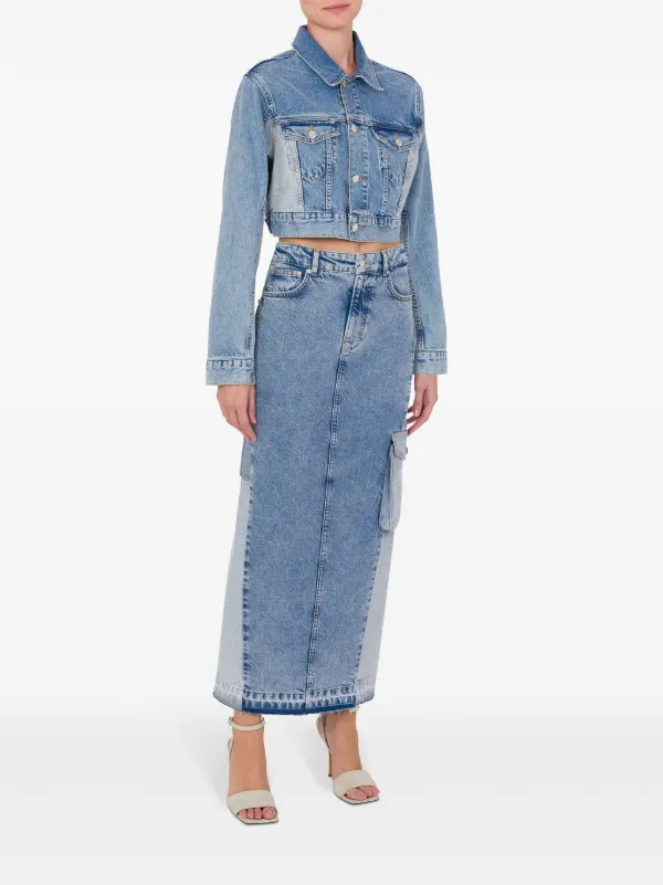 MOSCHINO JEANS デニムジャケット | ブルー | FARFETCH JP