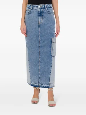 【関税&送料込】Moschino Jeans Long Denim Skirt Moschino jeans skirt clearance
