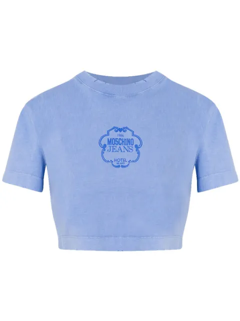 MOSCHINO JEANS logo-print T-shirt