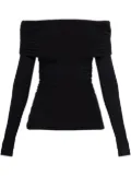 rag & bone off-shoulder top - Black