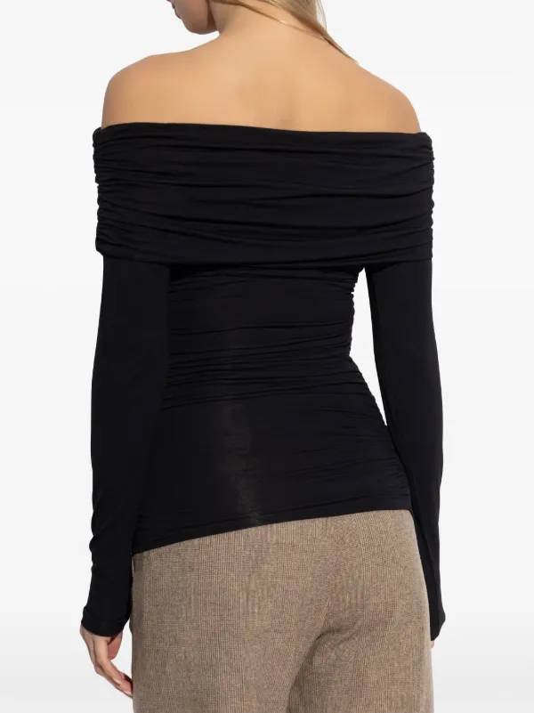 Rag & Bone off-shoulder Top | Black | FARFETCH