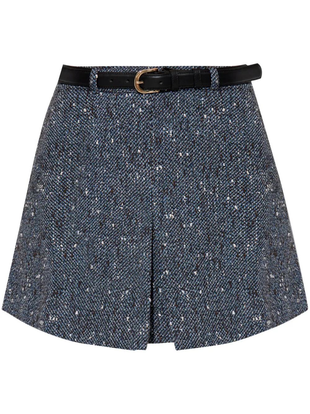 bouclé mini skirt