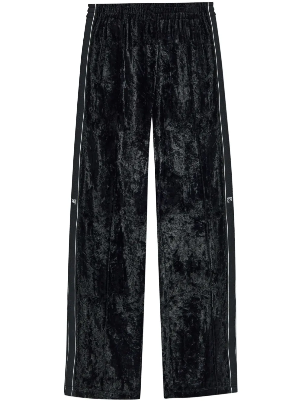 velvet track pants