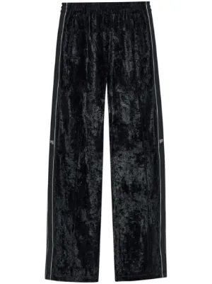 Marc Jacobs Monogram Oversized Track Pants | Black | FARFETCH