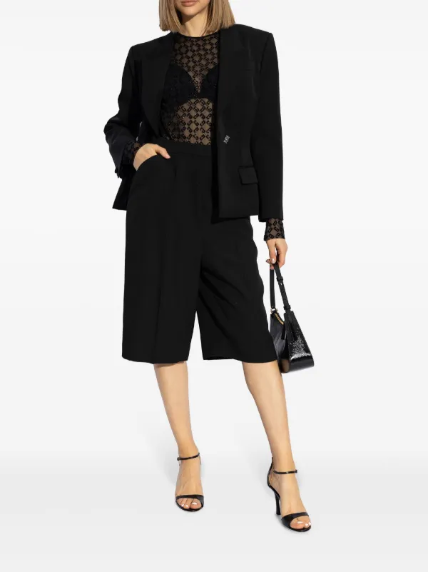 GIVENCHY 4G リキット ヒル サンタル BE309ME2B5 068 4G Liquid heeled sandals in leather in - black/golden