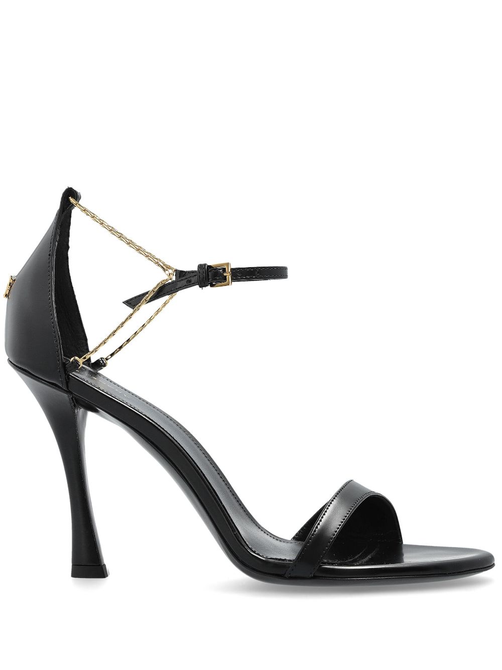 Givenchy 90 mm 4G Liquid sandalen Zwart