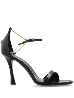 Dolce & Gabbana レザーサンダル | ブラック | FARFETCH JP