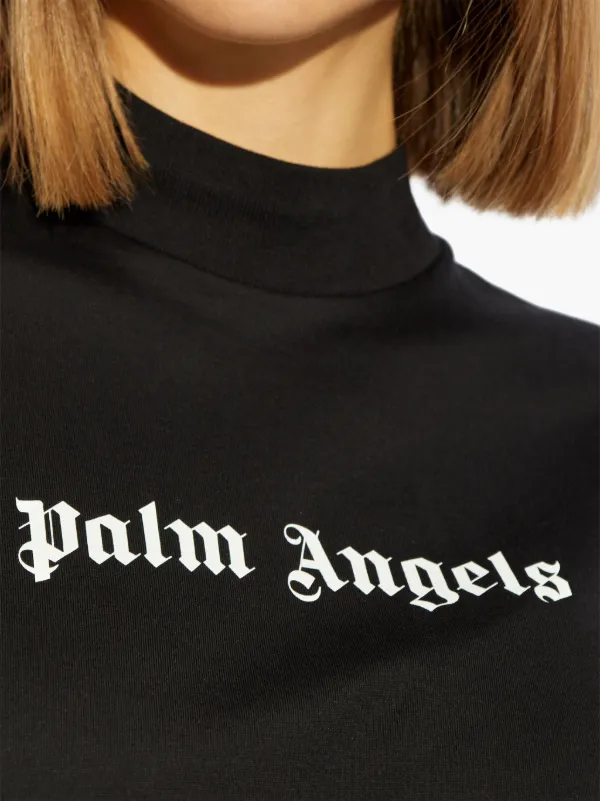 Palm Angels Camiseta Com Estampa De Logo | Preto | FARFETCH BR