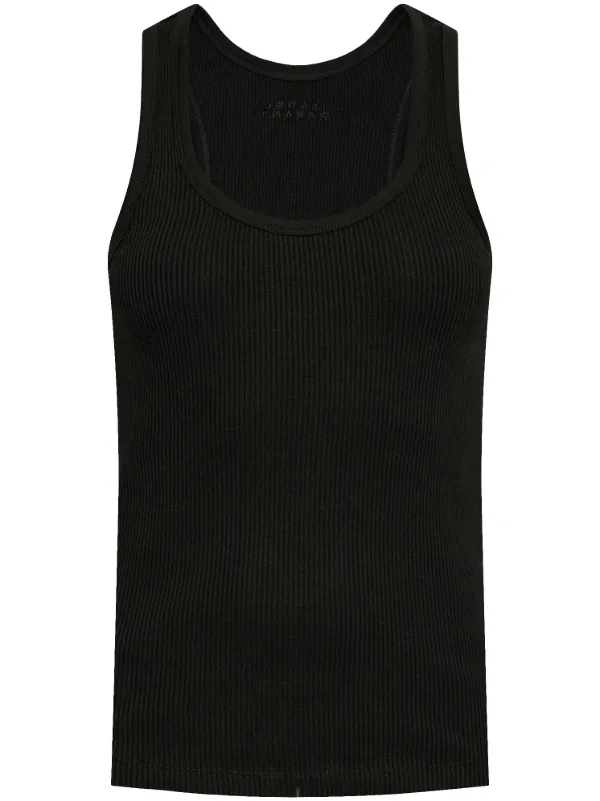 Isabel Marant Thea Cotton Tank Top in Black