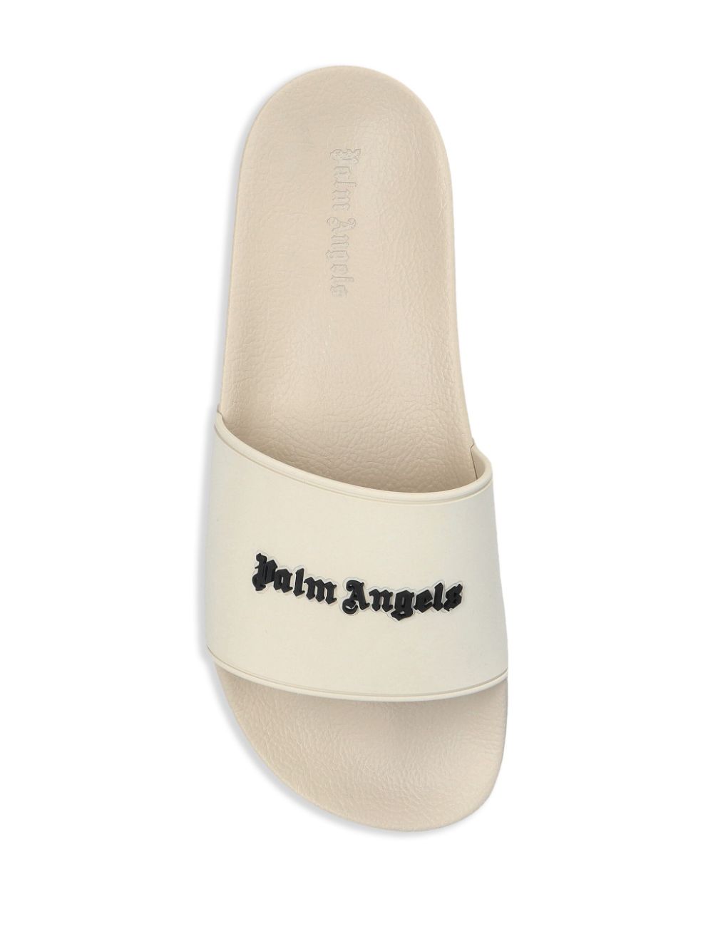 Palm Angels Slippers met logodetail Wit