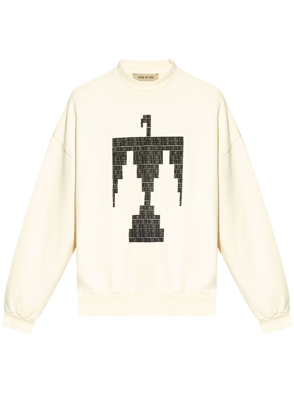 Fear Of God Sweater met print Beige