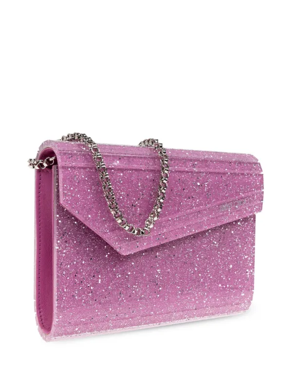 トートバッグ JIMMY CHOO Embellished Acrylic Candy Clutch Jimmy Choo Candy Clutch Bag | Pink | FARFETCH
