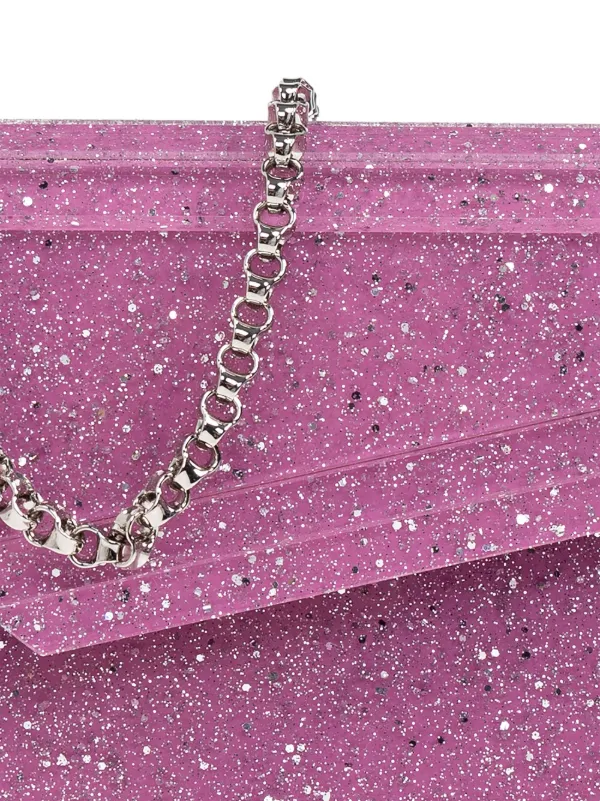 Jimmy Choo Candy Clutch Bag | Pink | FARFETCH