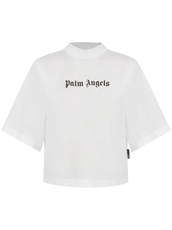 Palm Angels ロゴクロップドTシャツ ホワイト 27349618_57278273_600.jpg