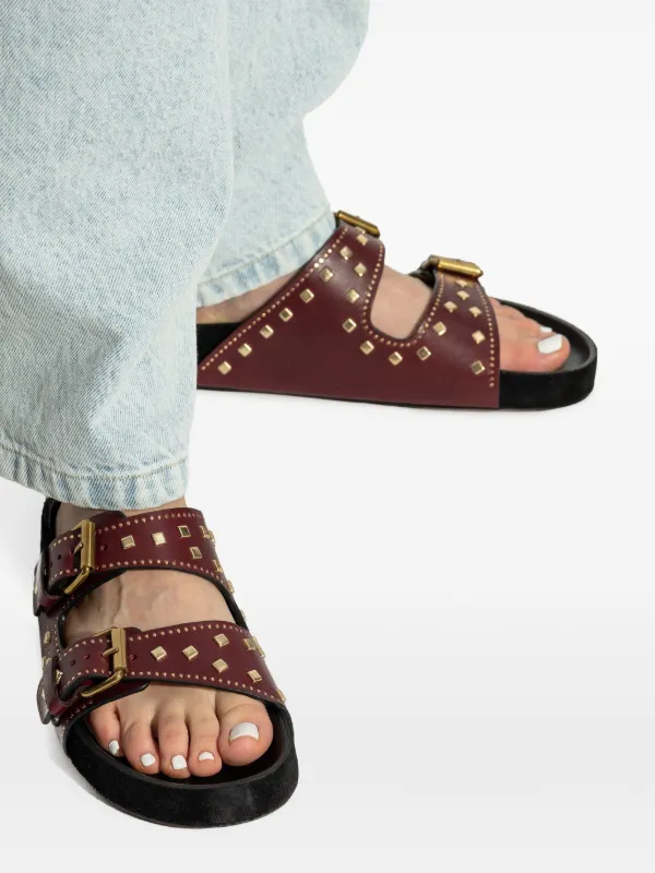 サンダル・ミュール Isabel Marant SS25 'Lennyo' sandals (SD0118FAB1B11S 23NL) LENNYO SANDALS Woman taupe | ISABEL MARANT Official online store