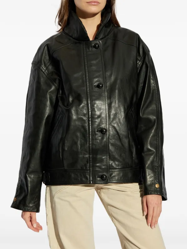 お得セット Betinia MARANT ISABEL レザージャケット JP FARFETCH | ブラック | ジャケット・アウター