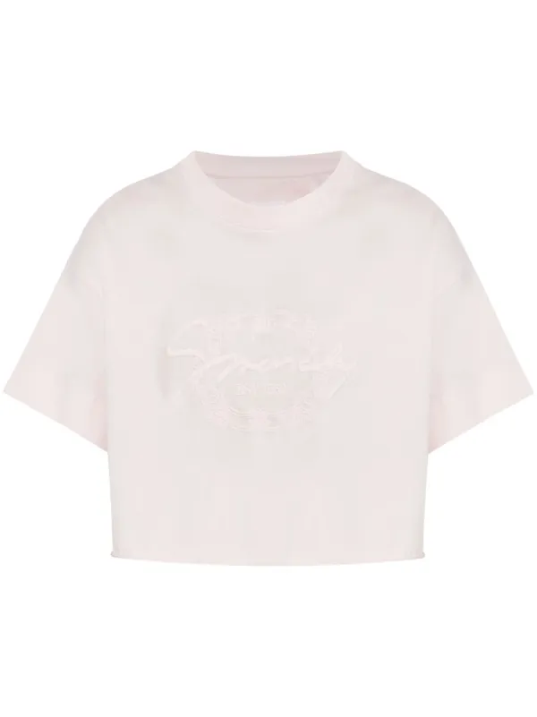 【関税込み】Givenchy ピンク クロップド Tシャツ Givenchy クロップド Tシャツ | ピンク | FARFETCH JP