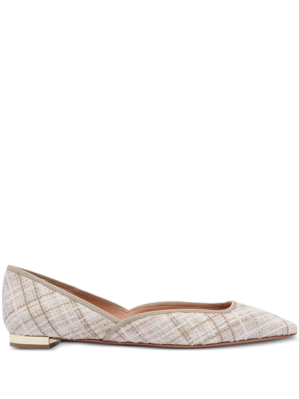 Aquazzura Maia ballet flats Beige