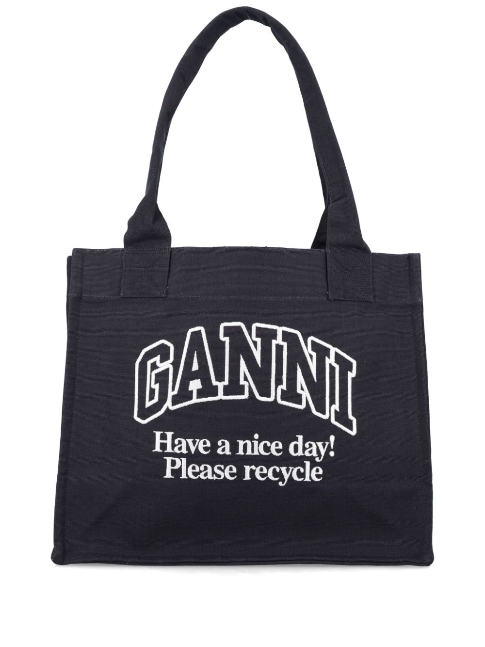 GANNI Easy shopper Zwart